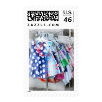 Girl's Dresses at Street Fair stamps