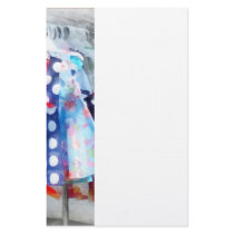 Girl's Dresses at Street Fair stationery