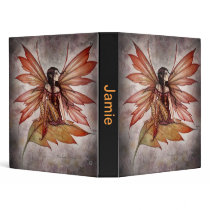 Girls Fairy Faerie School Binder Personalized