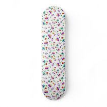 Girls Floral Pattern Skateboard