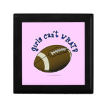 Girls Football - Blue Text Gift Boxes
