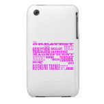 Girls Football  : Pink Greatest Defensive Tackle iPhone 3 Cover