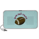 Girls Football - Pink Text iPod Speaker