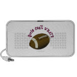 Girls Football - Pink Text Mini Speakers