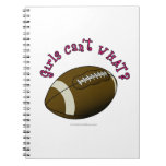 Girls Football - Pink Text Note Book