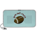 Girls Football - Red Text iPhone Speaker