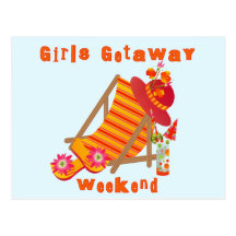 Girls Getaway Weekend T-shirts and Gifts Postcard