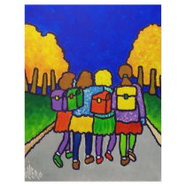 Girls Going Home by Piliero letterhead