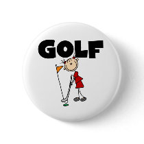 Girls GOLF buttons by stick_figures Girls GOLF buttons