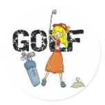 Girls Golf stickers
