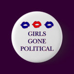 Girls Gone Political Logo Button