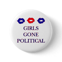 Girls Gone Political Logo Button