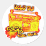 girls guys rap urban dance crunk hip-hop music stickers