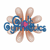 Girl's Gymnastics embroidered shirts