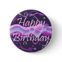 Girl's Happy Birthday Button button