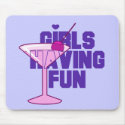 Girls Having Fun Bachelorette Tshirts and Gifts mousepads