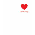 Girls Heart Missing t-shirts