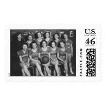 Girls High School Basketball Team postage by bhbphotos Girls High School Basketball Team postage