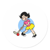 Girls Hockey stickers by shopaholicchick Girls Hockey stickers