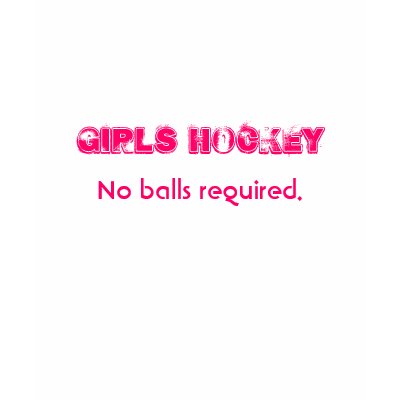 Girls Hockey Tee Shirts by trish1968