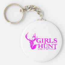 GIRLS HUNT DEER KEYCHAINS