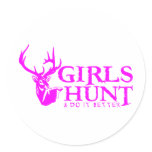 GIRLS HUNT DEER stickers
