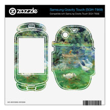 Girls in a boat with geese by Berthe Morisot Samsung Gravity Touch Skins