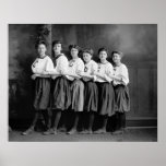 Girls in Bloomers, early 1900s Poster