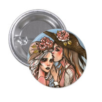 Girls in Hats Pin