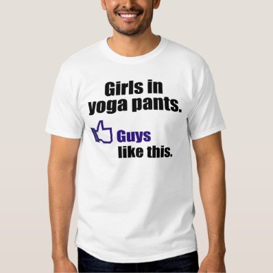 Girls in yoga pants t-shirt
