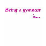 Girls inspirational gymnastic tee