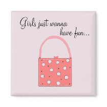 Girls just wanna have fun -magnet by seashell2 Girls just wanna have fun -magnet