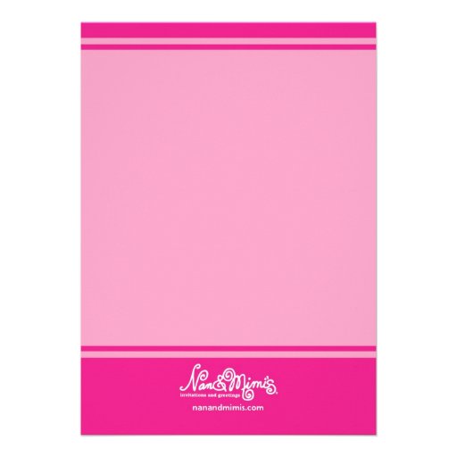 Girls Karate Themed Birthday Party Invitations