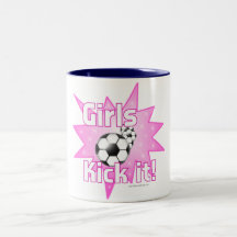 Girls Kick it Coffee Mug