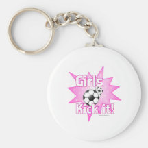 Girls Kick it Key Chain