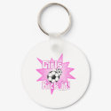 Girls Kick it keychains