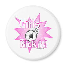 Girls Kick it magnets