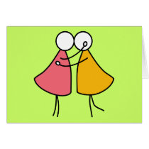 Girls Kiss Girls Card