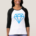 Girls Large Diamond Raglan t-shirts by Diemond_Clothing Girls Large Diamond Raglan t-shirts