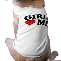 Girls Love me T-shirt pet clothing by gay_pride Girls Love me T-shirt pet clothing