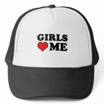 Girls Love me T-shirt hats