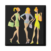 girls fridge magnet