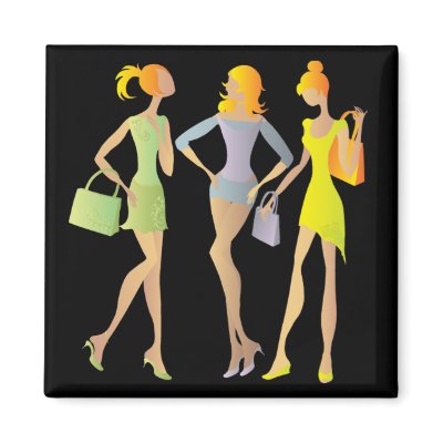 girls fridge magnet by VioDeSign