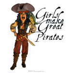 Girls make Great Pirates T-shirts