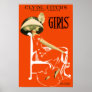 Girls, Miss Violet, Vintage Show Poster
