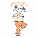Girls Namaste Yoga Gear shirt
