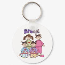 Girl's Night keychains