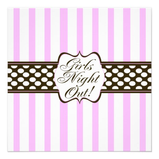 Girls Night Out Bachelorette Party Invitation