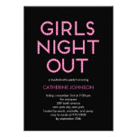 Girls Night Out Bachelorette Party Invitations
