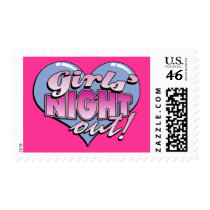 Girls' Night Out Bachelorette Party postage